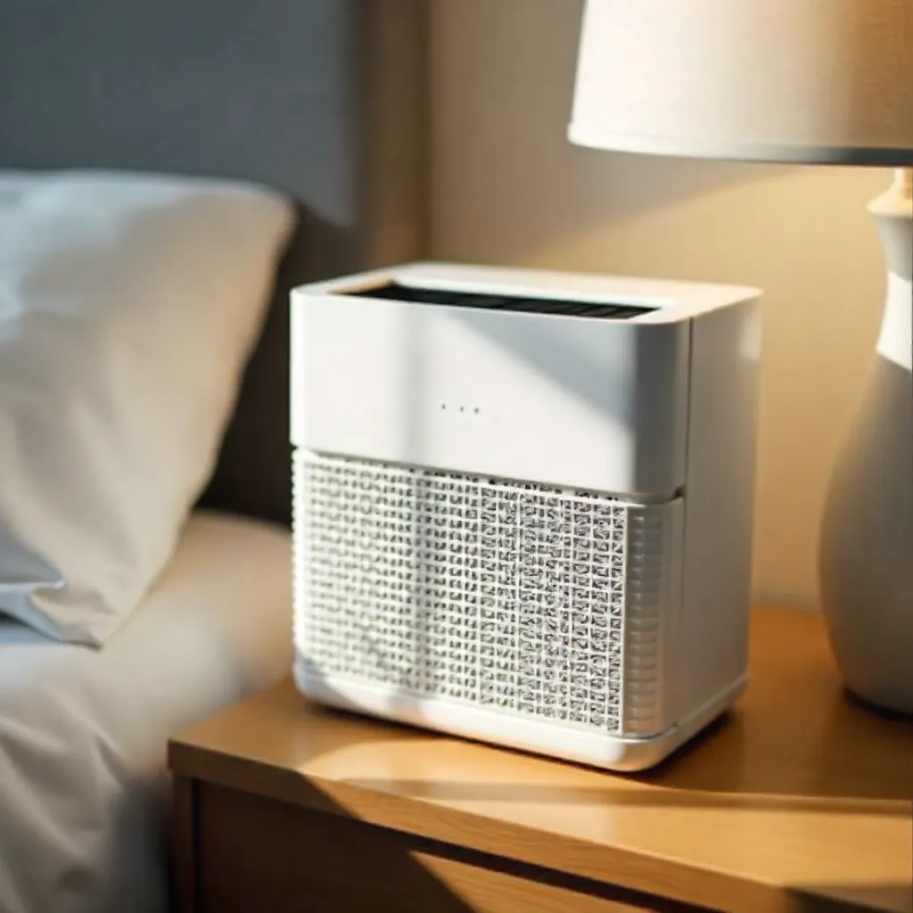Compact air purifier for home use