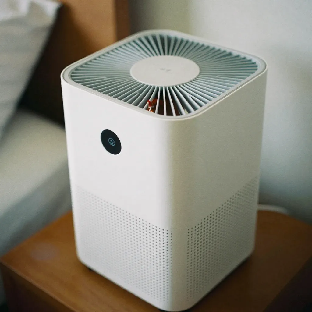 Air purifier with activated carbon filter