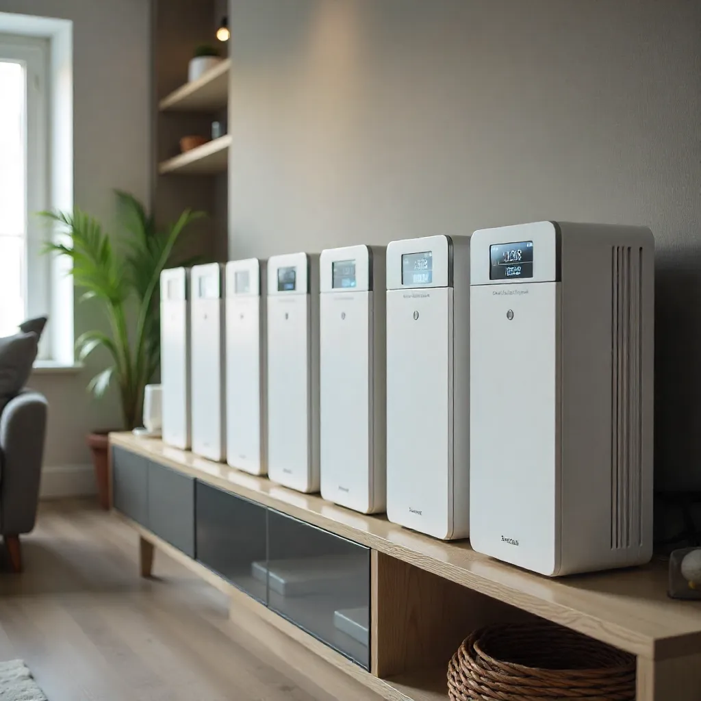 Energy-efficient home air purifiers